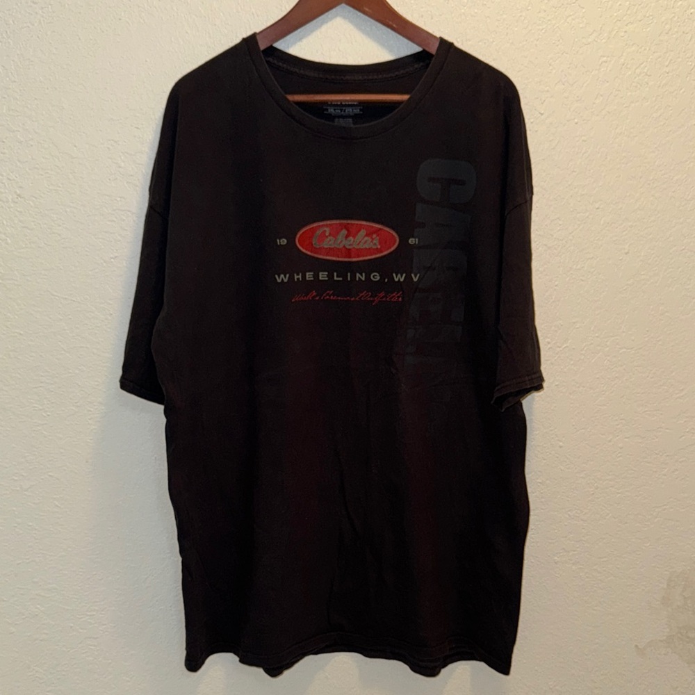 Cabela's Black and Red Graphic Tee